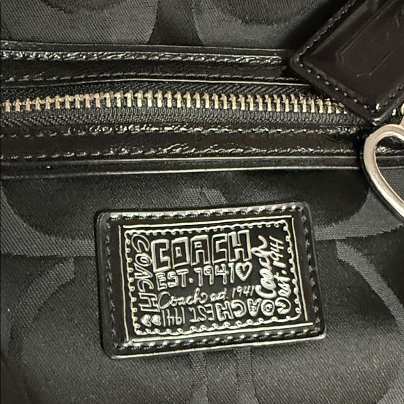 Coach Black Shoulder Bag - Picture 5 of 16